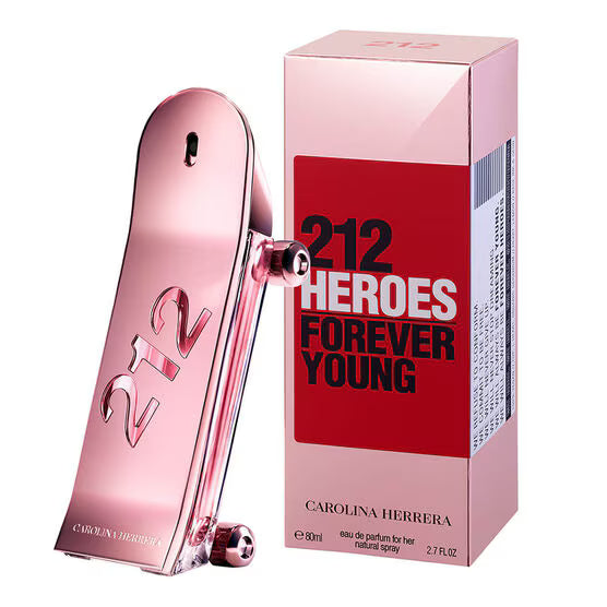 212 Heroes For Her Carolina Herrera Perfume Feminino 80ml