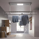 Varal Retrátil Automático Luz Uv Ventilação Controle 110v
