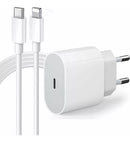 Kit Carregador para iPhone 20W Turbo Fonte+Cabo Lightning Tipo C