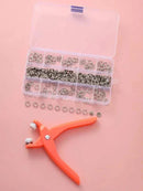 Kit Fire Alicate Fixador de Botões de Pressão Original - Leve 100 Conjuntos de Botão Grátis - Loja Easy Express