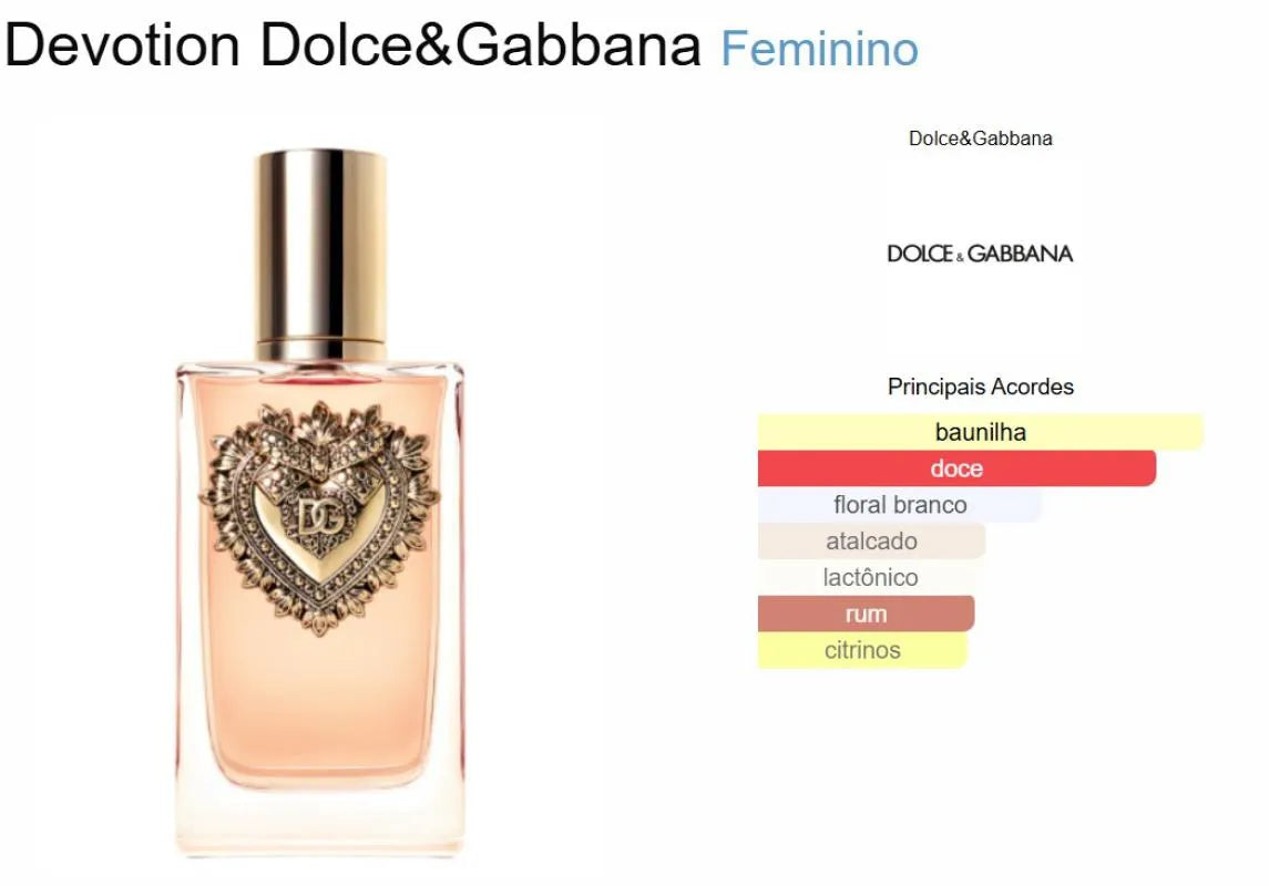 Devotion Dolce&Gabbana Perfume Feminino Eau De Parfum 100ml