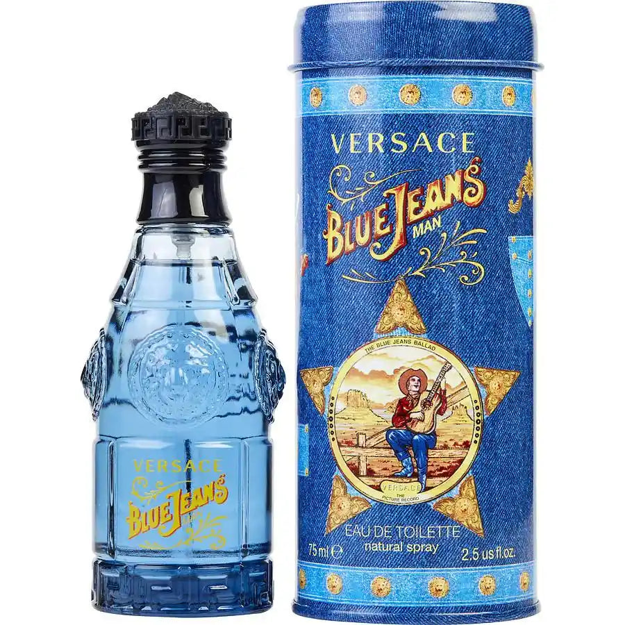 versace blue jeans masculino eau de toilette 75ml