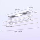 Varal Retrátil Automático Luz Uv Ventilação Controle 110v