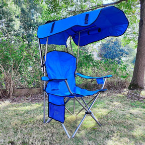 Cadeira Guarda-sol Dobrável Praia Pesca Camping Porta Copo - Loja Easy Express