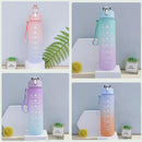 Kit 3 garrafas de agua Motivacional 2 Litros Squeeze Com Frase - Loja Easy Express