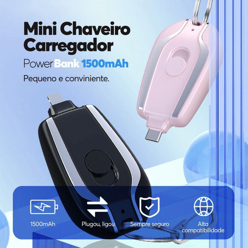 Chaveiro Carregador Max Charge [CARREGAMENTO TURBO] - Loja Easy Express