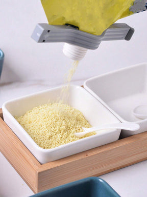 Food Cap Clip Vedação com Bica