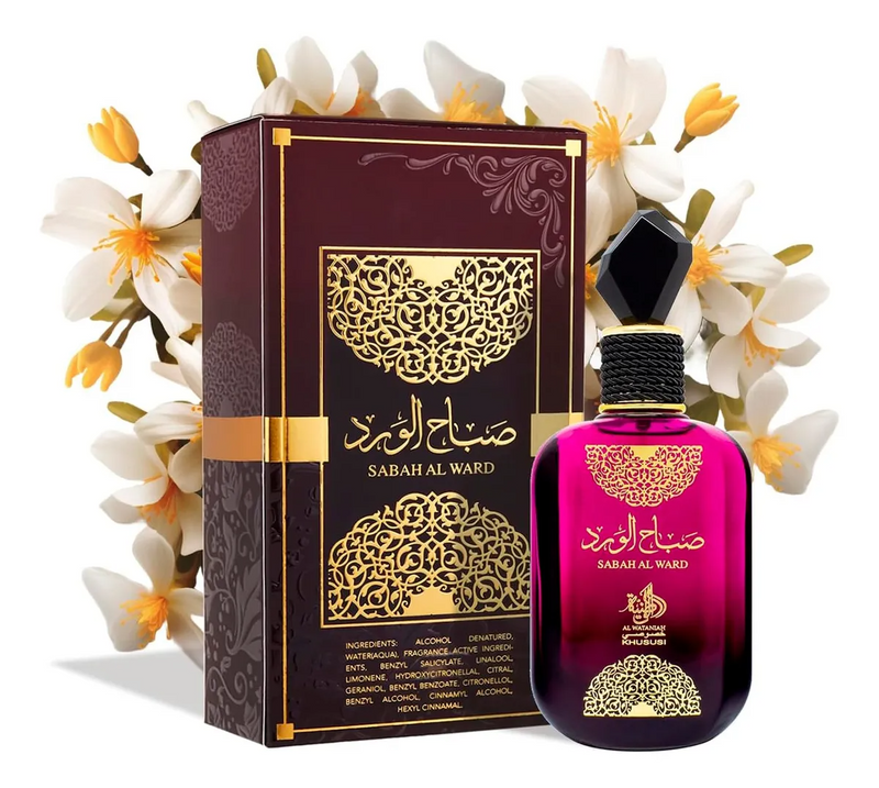 Perfume Árabe Feminino Sabah Al Ward Al Wataniah 100ml