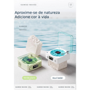 Mini alto-falante Bluetooth de vinil KAWOO