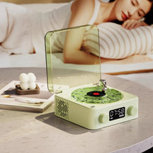 Mini alto-falante Bluetooth de vinil KAWOO