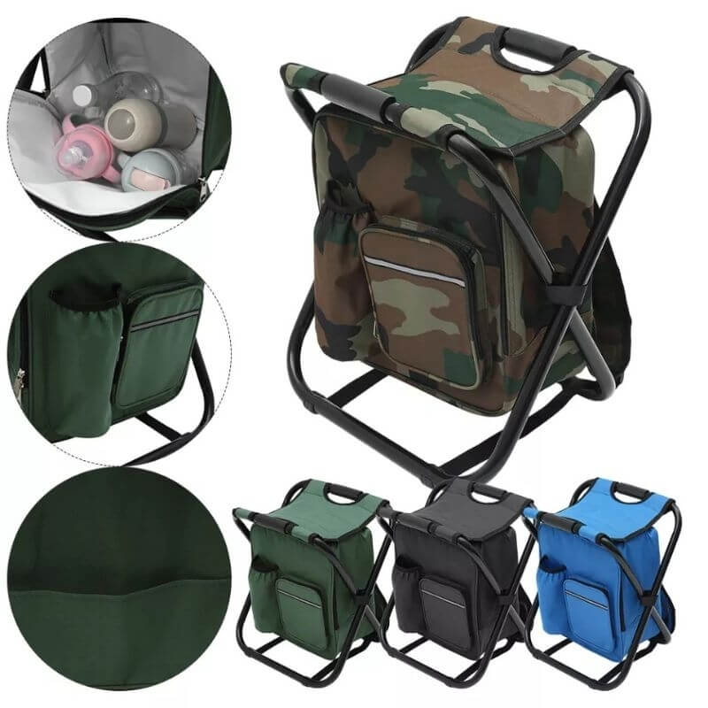 Mochila Bolsa Térmica 25 Litros com Cadeira