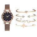 Relógio Feminino De Quartzo Luxury + 4 Pulseiras De Brinde - Loja Easy Express