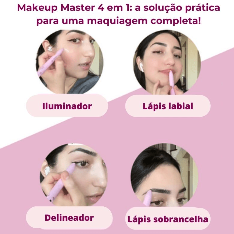 Caneta de Maquiagem MagicBeauty - 4 em 1 - Loja Easy Express