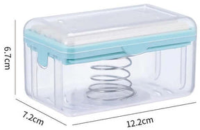 Suporte dispenser de sabão multifuncional portátil para roupas