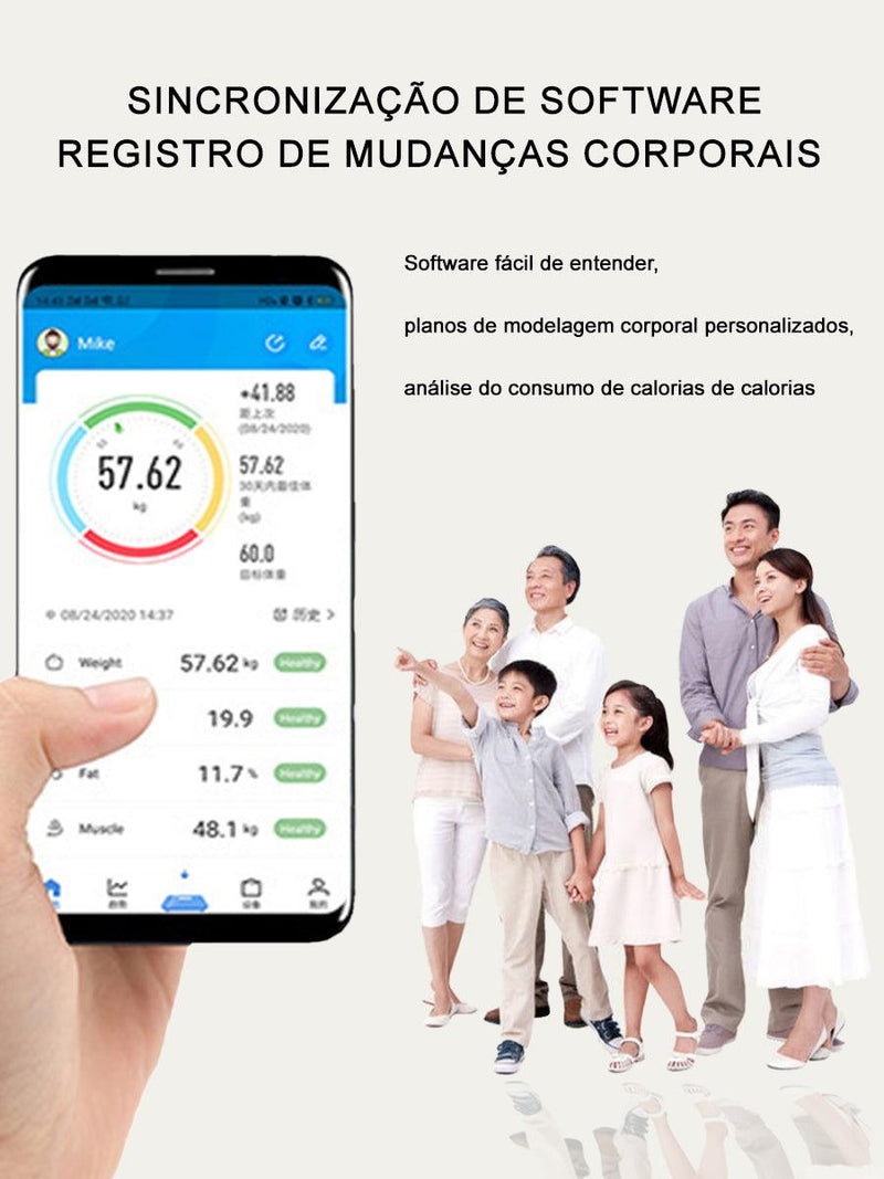 Balança Digital de Bioimpedância Bluetooth Original - Loja Easy Express