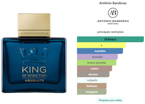 King of Seduction Absolute Antonio Banderas - Perfume Masculino - Eau de Toilette 100ml