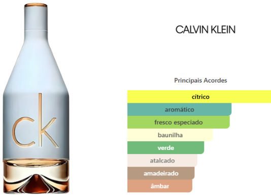 In2U Her Calvin Klein Perfume Feminino - Eau de Toilette 100ml