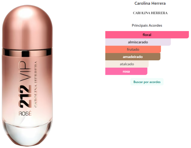 carolina herrera 212 vip rosé feminino eau de parfum
