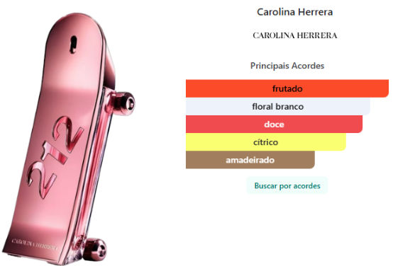 212 Heroes For Her Carolina Herrera Perfume Feminino 80ml