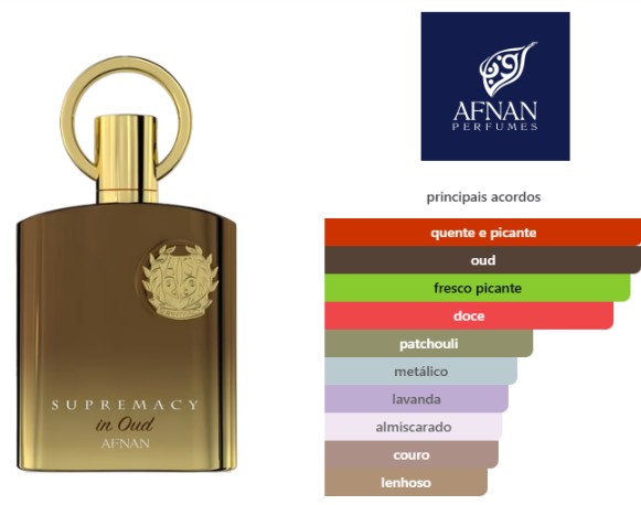 Supremacy in Oud Afnan Eau de Parfum Masculino 100ml
