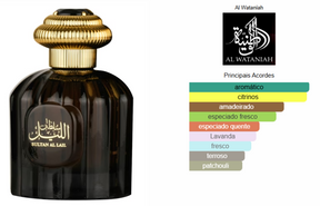 Sultan Al Lail Al Wataniah Masculino - Eau de Parfum 100ml