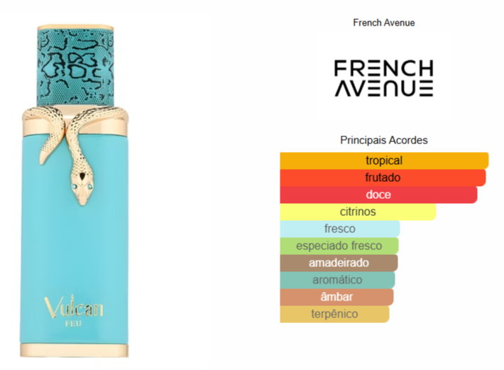 French Avenue Vulcan Feu Eau De Parfum 100ml