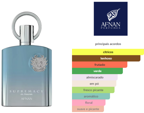 Afnan Supremacy in Heaven Masculino Eau de Parfum 100ml