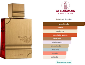 Amber Oud Ruby Edition Edp compartilhável Al Haramain  100ml