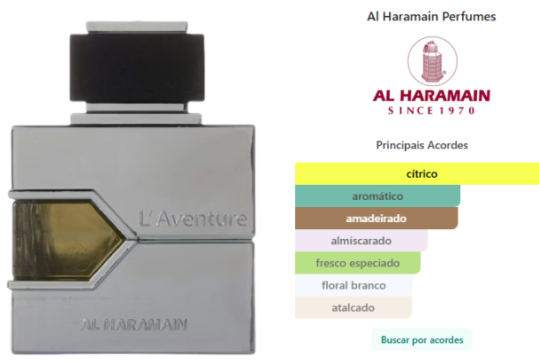 L'Aventure Al Haramain Masculino Eau de Parfum 100ml