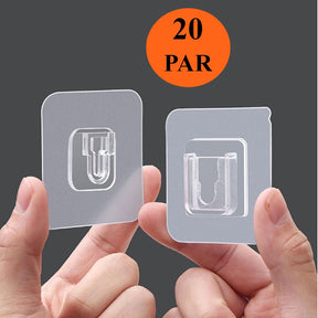 Ganchos de parede adesiva dupla face