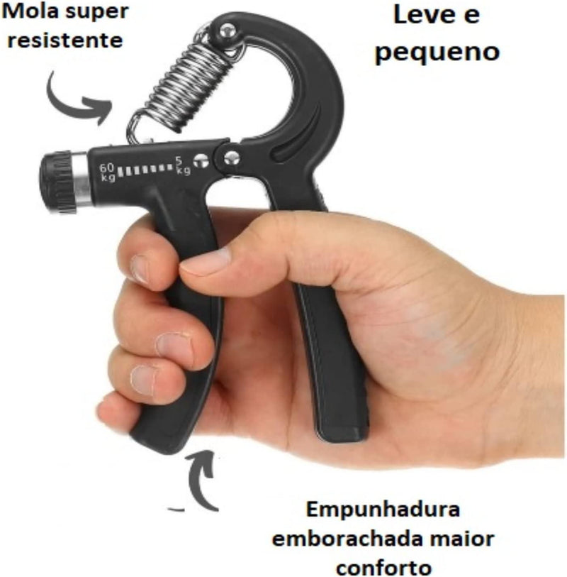 Flexor Force - Hand Grip Resistente e Regulável 10 a 60kg - Loja Easy Express