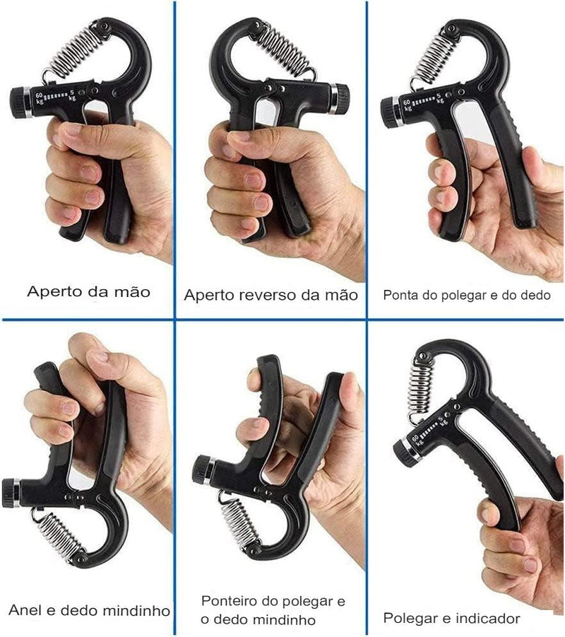 Flexor Force - Hand Grip Resistente e Regulável 10 a 60kg - Loja Easy Express