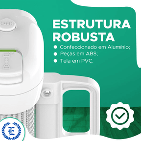 Portão De Segurança Retrátil Para Bebês, Crianças E Pets Com Tela De Pvc, Alumínio E Abs Branco