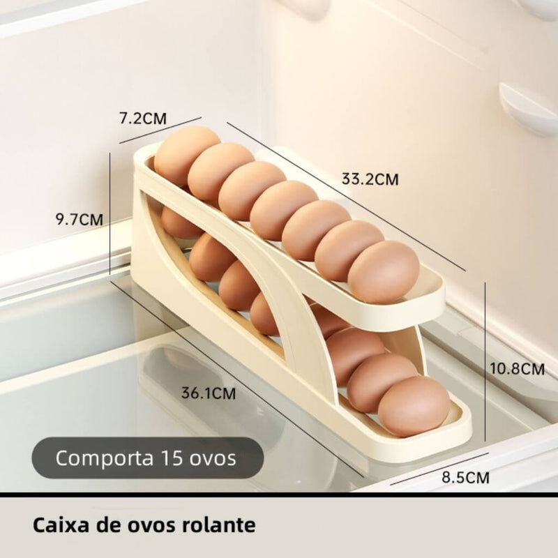 Porta Ovos De 2 e 4 Andares Dispenser Automático De Ovos