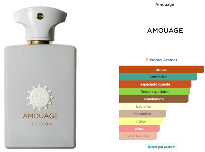 Amouage Decision Eau De Parfum - Perfume Feminino 100ml