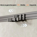 Porta Toalha Suporte Toalheiro Banheiro Duplo Aço Inox Premium