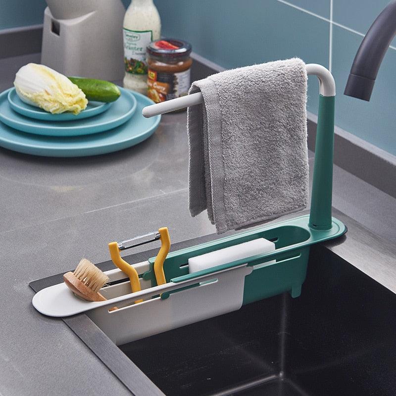 Suporte de Pia Organizador Ajustável Compre 1 e Leve 2