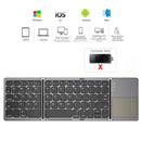 Teclado Bluetooth Dobrável Sem Fios