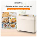 Máquina de Fazer Pão Automática 20 Em 1 Com Modo Sem Gluten