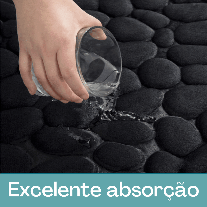 Tapete macio para banheiro Absorvente, Impermeável e Antiderrapante - Loja Easy Express