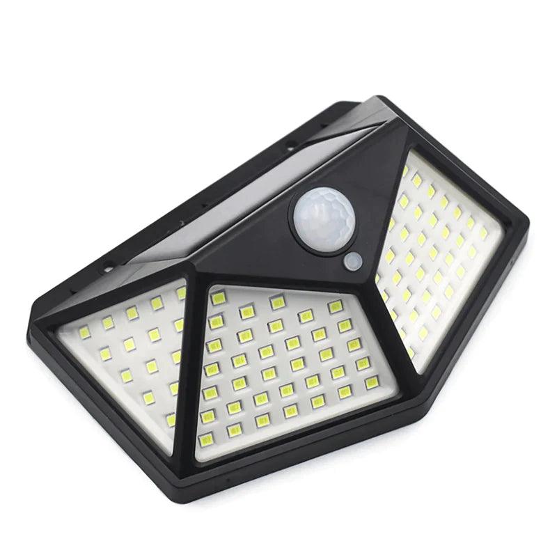 SolarMax Luminária de Led com Carregamento Solar e Sensor de Movimento - Luminária Solar LED com Sensor - Loja Easy Express