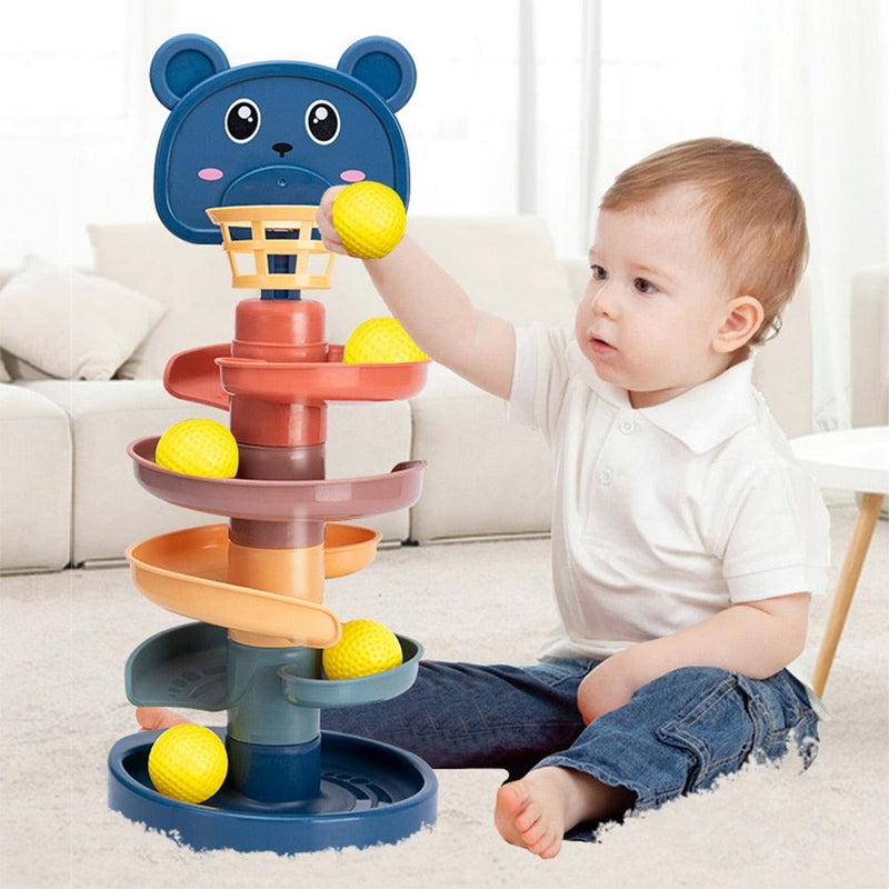 Brinquedo Montessori - Tobogã de bolinha - Loja Easy Express