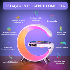 Luminária Led G-Speaker 3 em 1 - Loja Easy Express