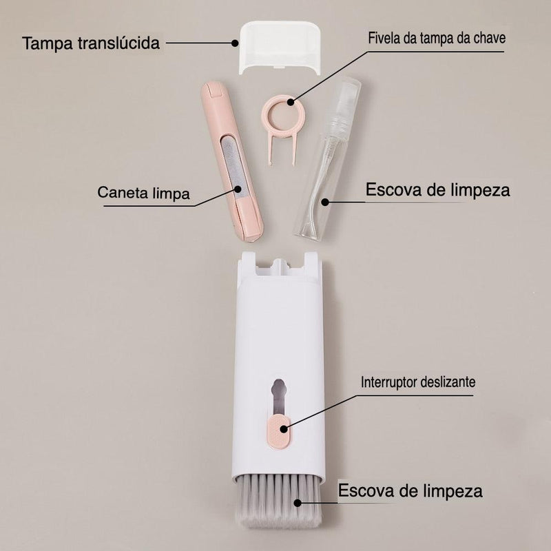 Limpador multifuncional para teclados - CleanTech 7 em 1 - Loja Easy Express