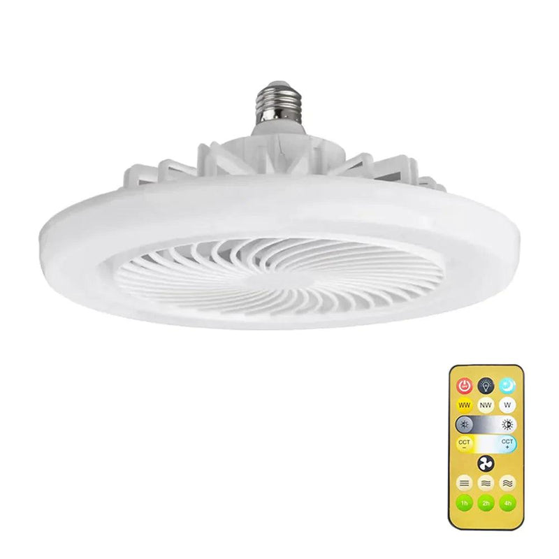 Luminária Led Com Ventilador 2 em 1 | Controle Remoto Incluso - Loja Easy Express