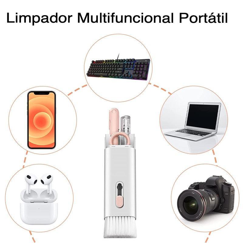 Limpador multifuncional para teclados - CleanTech 7 em 1 - Loja Easy Express