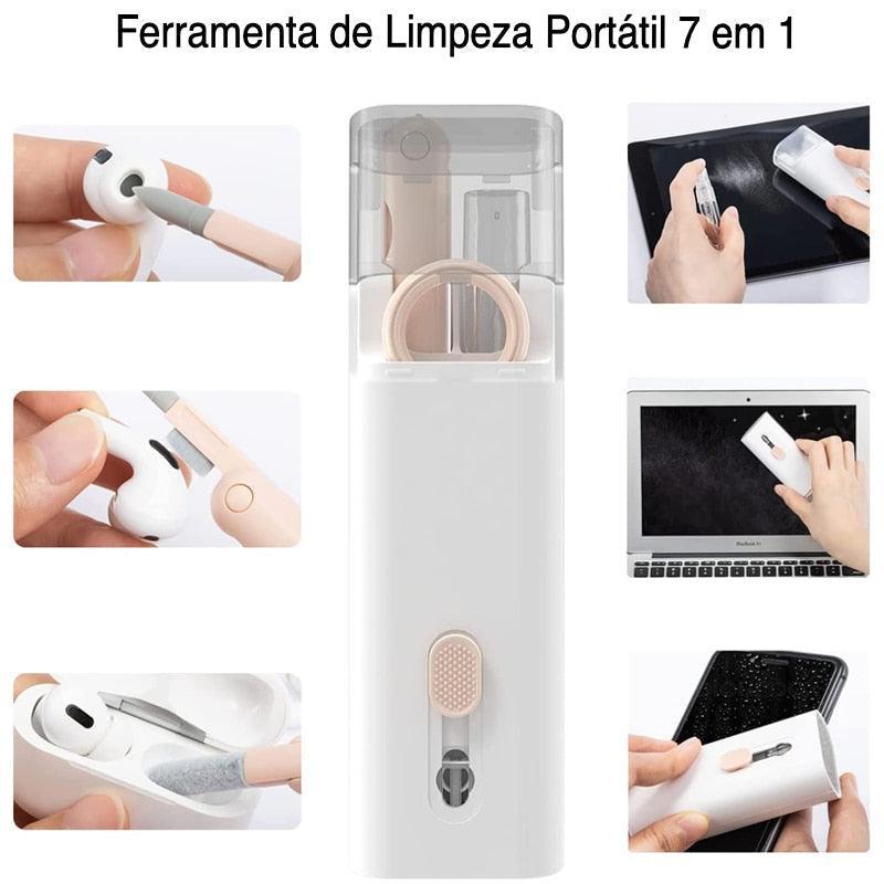 Limpador multifuncional para teclados - CleanTech 7 em 1 - Loja Easy Express