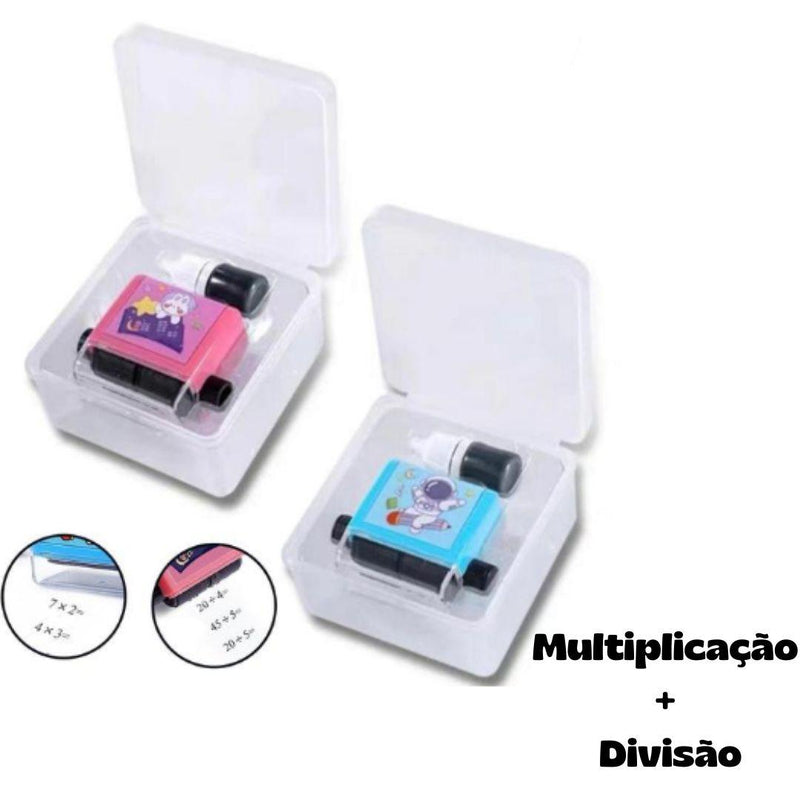 Kit Carimbos Educativos de Operações Matemáticas - Loja Easy Express