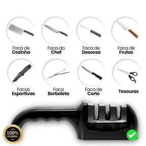 Amolador de Facas Multifuncional 3 em 1 - Loja Easy Express