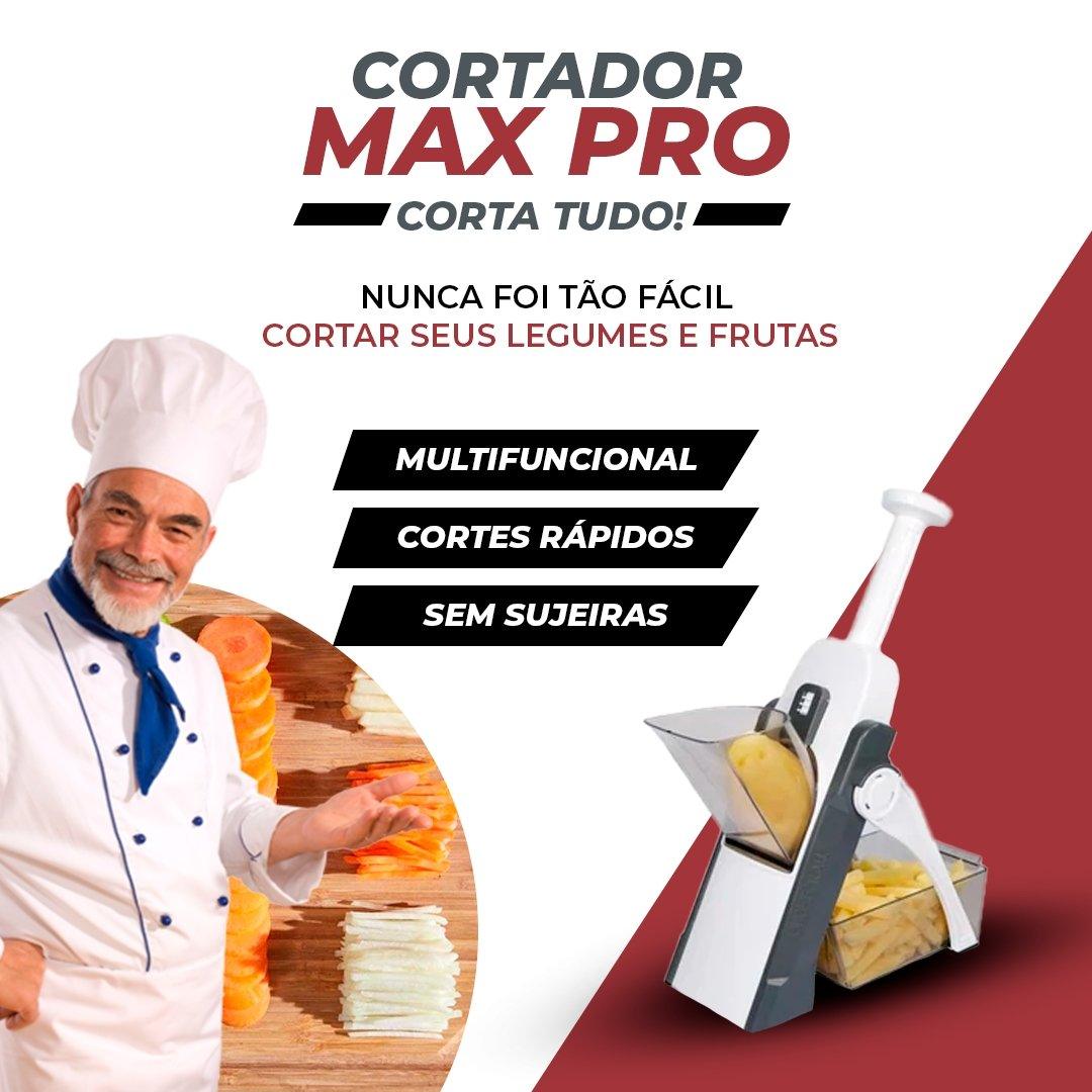 Cortador Max Pro - Corta TUDO - Fatiador de Legumes, Frutas e Vegetais! - Loja Easy Express